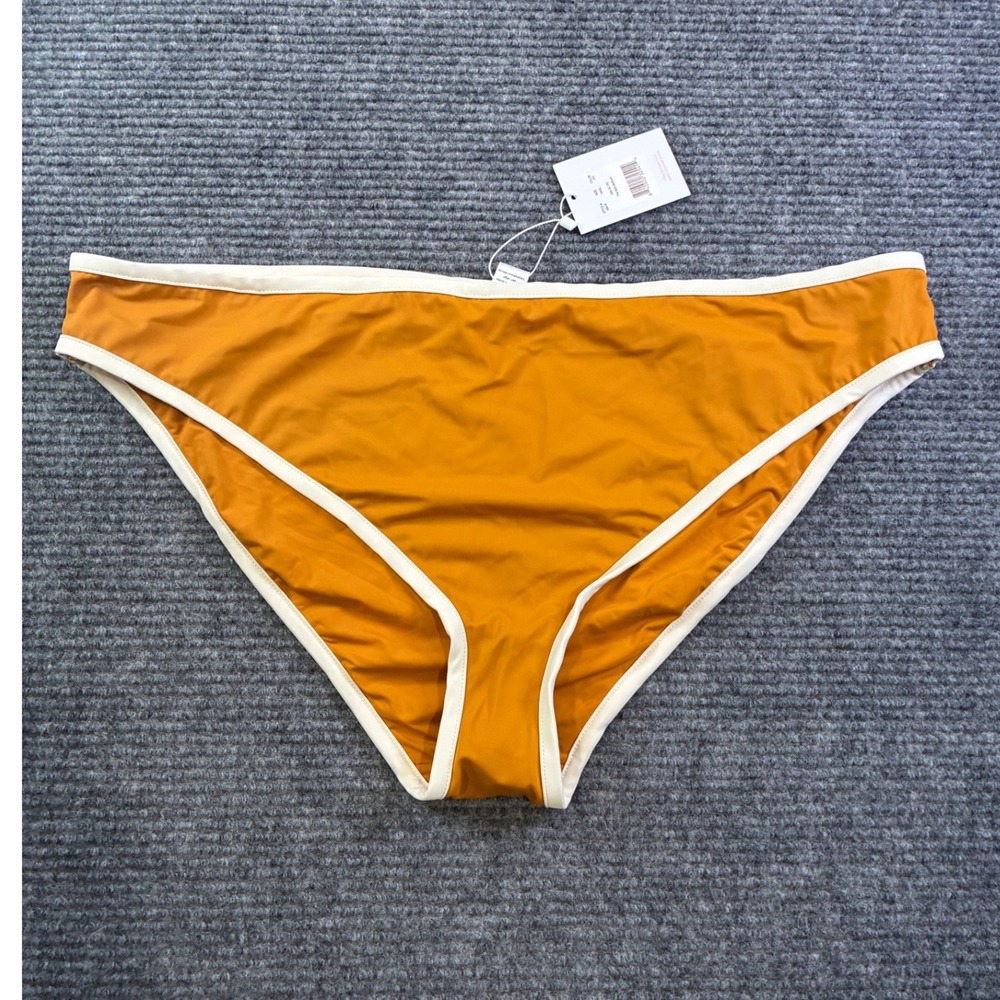 Andie Swim The Bells Bottom Topaz Mustard Yellow Bikini Bottom XXXL AB419-TPZ